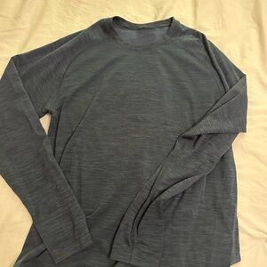 Lululemon Athletica Blue Long Sleeve Tee